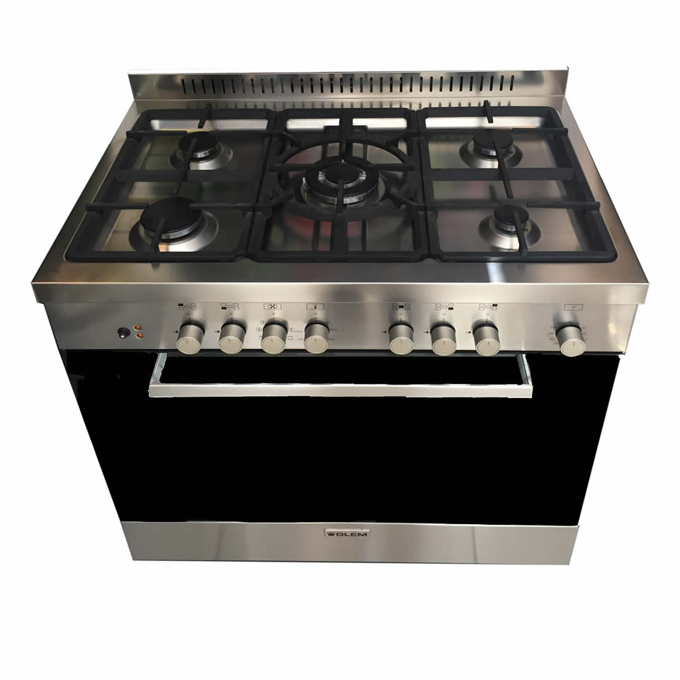 Gastrek Glemgas Bella El96612vi 90cm Gas Stove Electric Oven